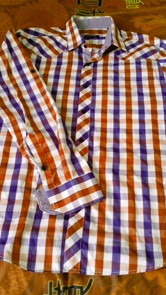 Chemise ML homme � carreaux T. XL 0 Roanne (42)