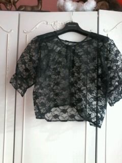 chemisier neuf en tulle noir transparent taille 42/44 5 Saint-Martin-au-La�rt (62)