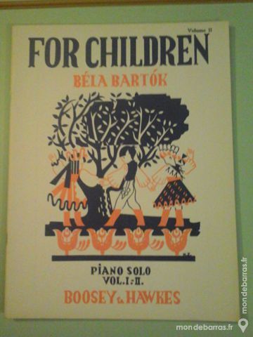 FOR CHILDREN VOL 2 POUR PIANO-BELA BARTOK 8 Albi (81)