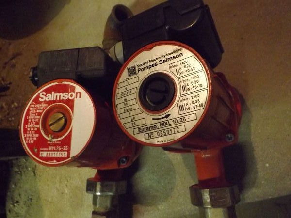 Lot de 2 circulateurs de chauffage 90 �tr�chy (91)