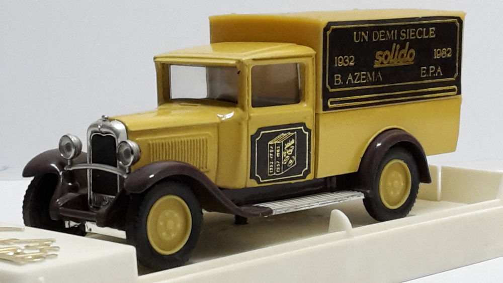 Citro�n C4F fourgon - UN DEMI-SIECLE SOLIDO 38 Follainville-Dennemont (78)