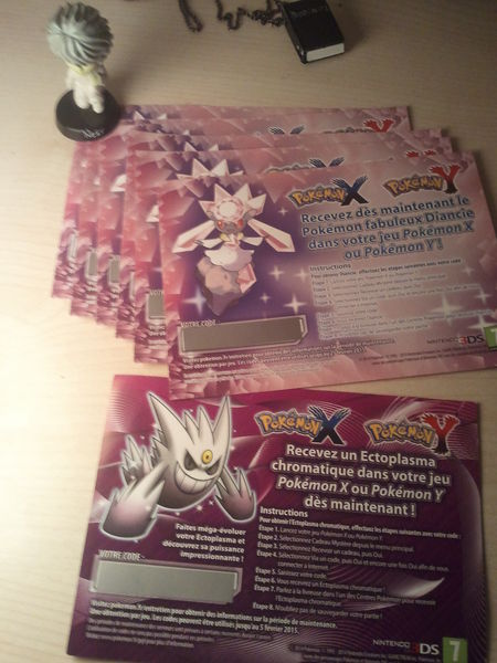 Codes Pok�mon Officiels Nintendo 15 Viry-Ch�tillon (91)