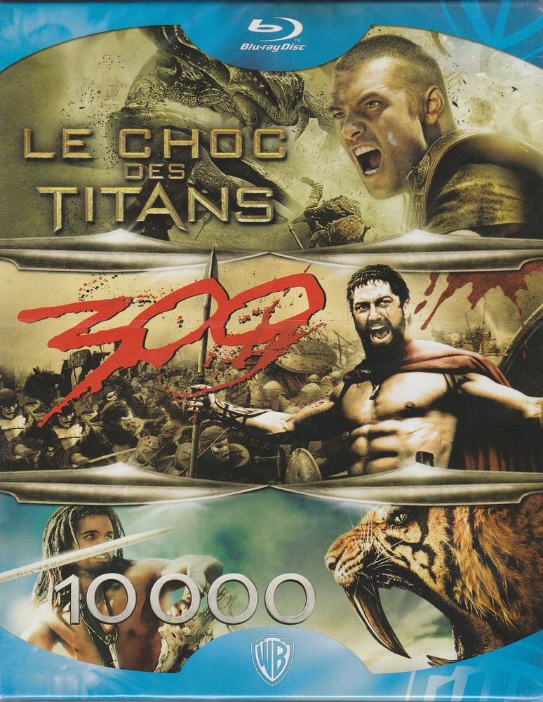 Coffret blu-ray neuf : Le Choc des Titans - 300 - 10 000 12 Alen�on (61)