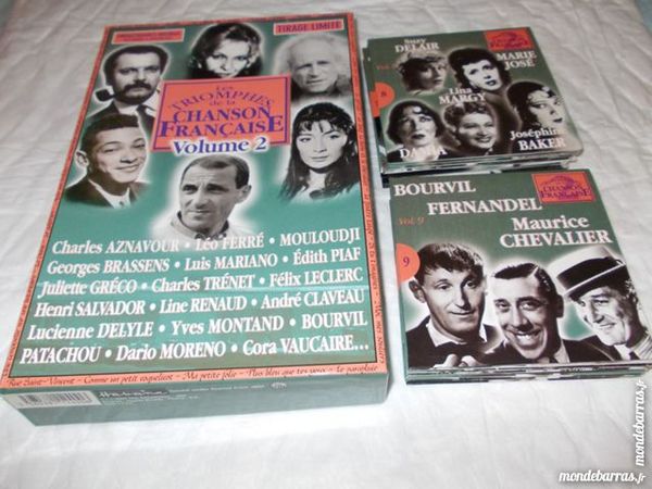 coffret de 20 cd triomphes de la chanson fran�aise 10 Amiens (80)