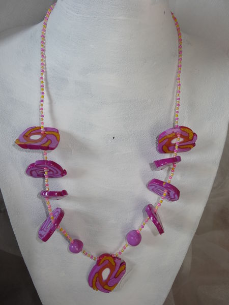 Collier en pate fimo 26 Labastide-Monr�jeau (64)