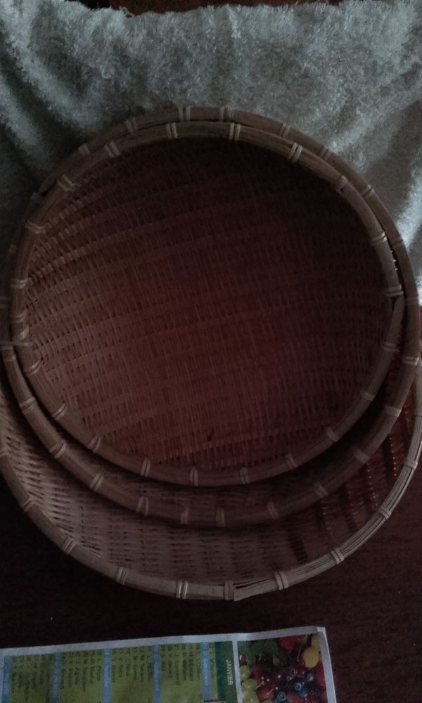 3 corbeilles en osier 2 �tampes (91)