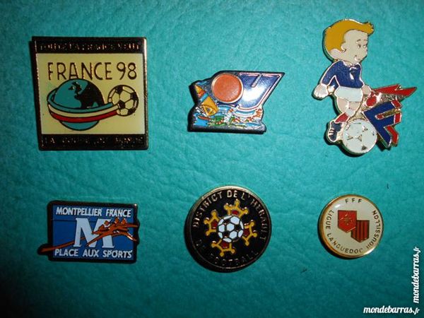 6 PIN'S COUPE DU MONDE 98 7 Dammarie-les-Lys (77)