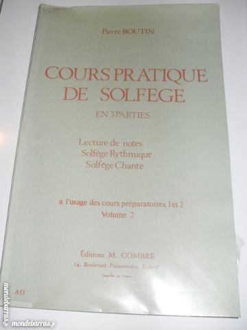 Cours pratique de solfege 14 Saint-Germain-au-Mont-d'Or (69)