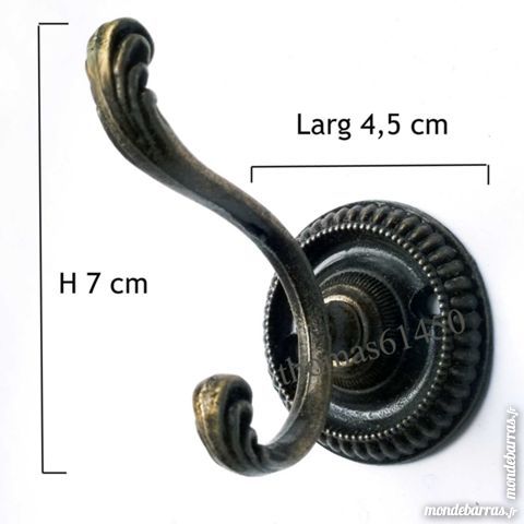 Lot 10 Crochet Double pour Pat�res Porte Manteaux 20 Banvou (61)