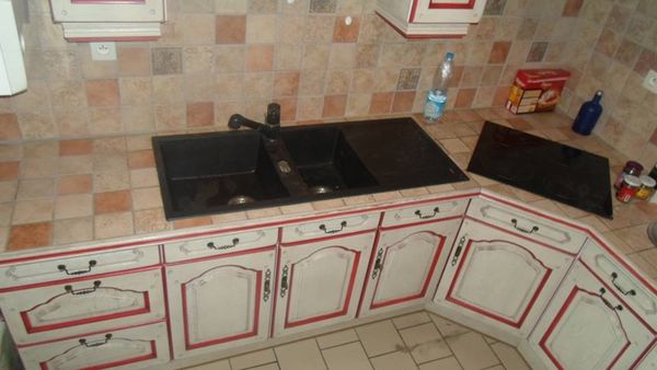 Cuisine en ch�ne �quip�e d�mont�e 1000 Hergnies (59)