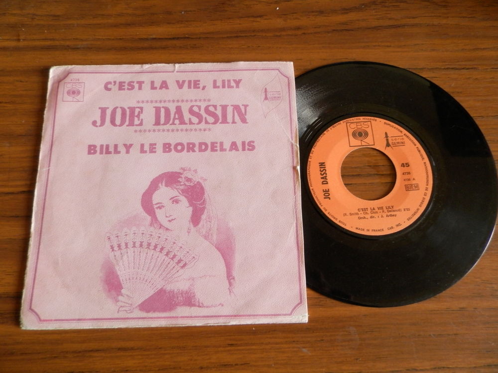 Dassin, Joe  -  C'est la vie, lily - billy le bordelais 3 Paris 12 (75)