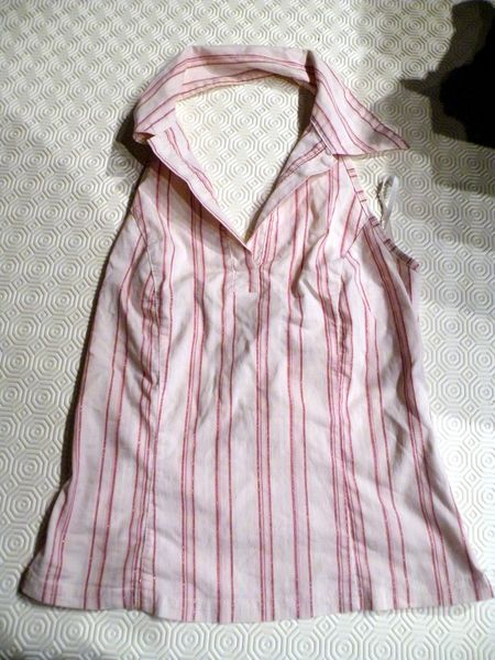 debardeur a rayure rose et blanches taille S 4 Viriat (01)