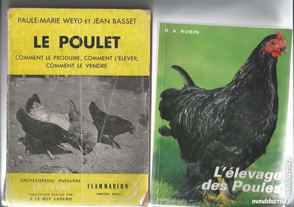 DEUX LIVRES SUR L'�LEVAGE DES POULES ET DES POULET 10 Charleville-M�zi�res (08)