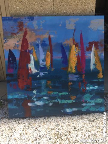 Lot de deux tableaux. 80 Canet-en-Roussillon (66)