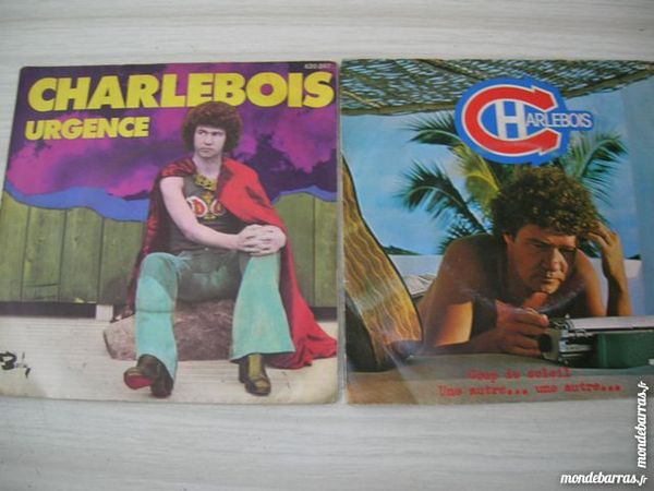 LOT de DEUX 45 TOURS CHARLEBOIS 25 Nantes (44)