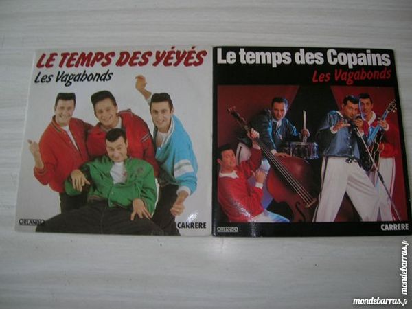 LOT de DEUX 45 TOURS LES VAGABONDS 10 Nantes (44)