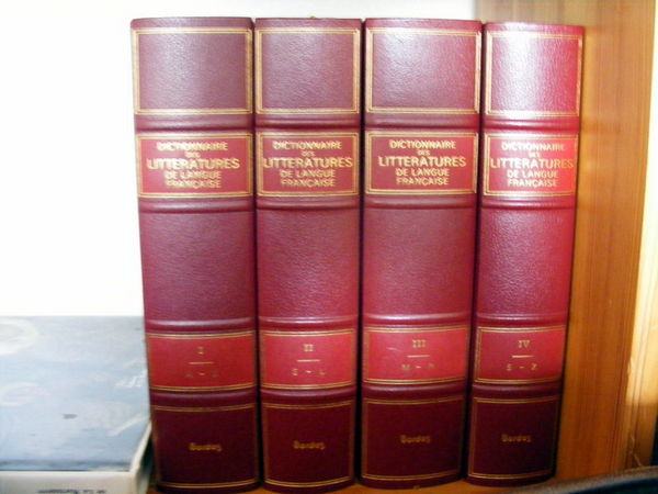 DICTIONNAIRE  LITTERATURES  LANGUE FRANCAISES - BORDAS 1987 120 N�vez (29)