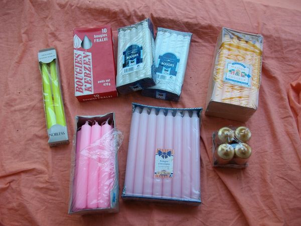 Diverses BOUGIES Individuelles  de Table  neuves 1 Bouxwiller (67)