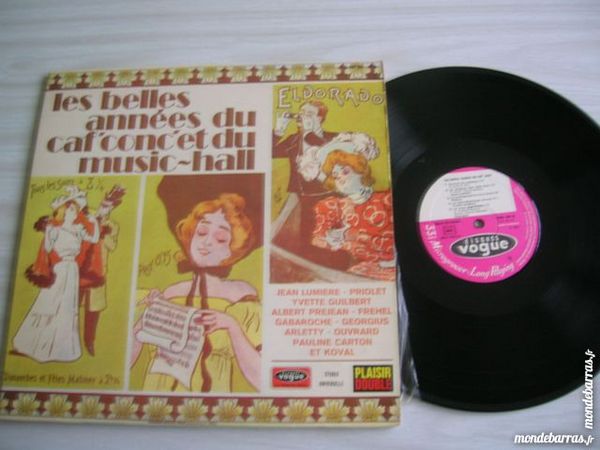 DOUBLE 33 TOURS Les belles ann�es du caf'conc' et du music'h 14 Nantes (44)
