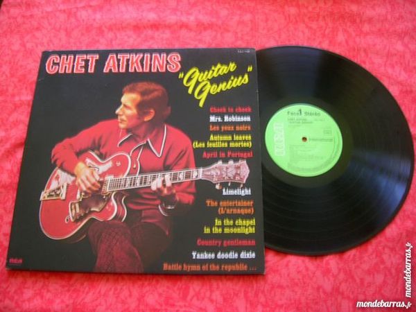 DOUBLE 33 TOURS CHET ATKINS Guitar Genius 15 Nantes (44)