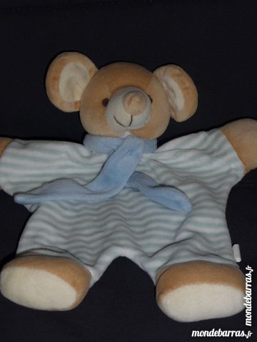 Doudou plat souris ray� bleu LUC BERNAERT 5 Rueil-Malmaison (92)