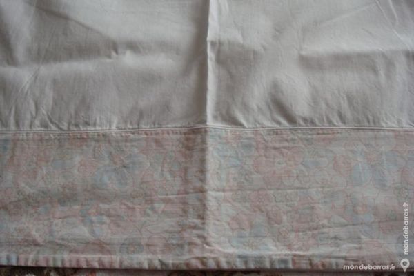 Drap blanc avec bordure 3 Vend�me (41)