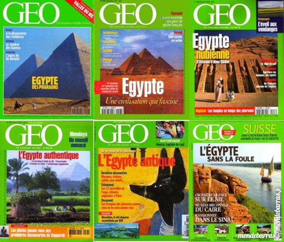 EGYPTE - g�o - PYRAMIDES - NIL / les-livres-de-jac 17 Laon (02)