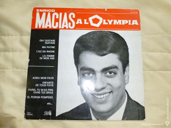ENRICO MACIAS, vinyle, 33 tours 1 Thiais (94)