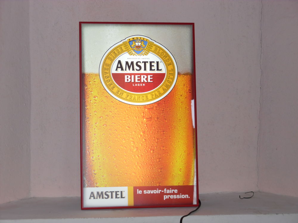 ENSEIGNE LUMINEUSE AMSTEL 50 Chalon-sur-Sa�ne (71)