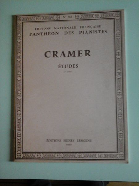 ETUDES POUR PIANO DE CRAMER 10 Albi (81)