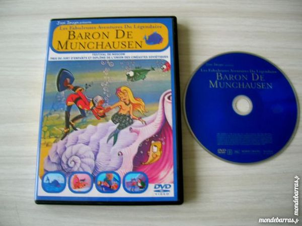 DVD LES FABULEUSES AVENTURES  BARON DE MUNCHAUSEN 22 Nantes (44)