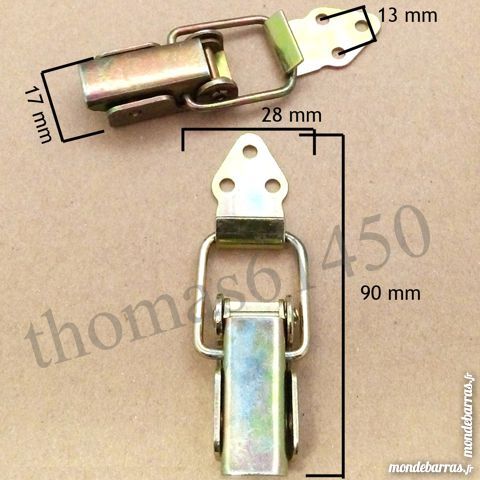 Lot 4 Fermoirs 2 parties Sp�cial Fermeture Caisse 10 Banvou (61)