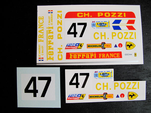 Ferrari 512BB LM 1/18 planche DECALS 15 Toulouse (31)