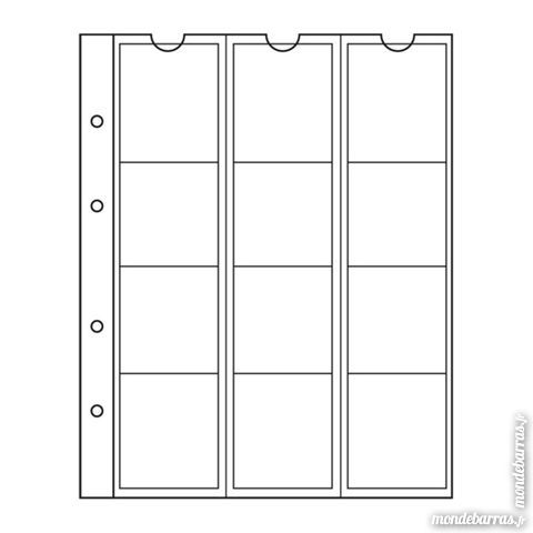5 FEUILLES et intercalaires pour pi�ces de monnaie 5 Dammarie-les-Lys (77)