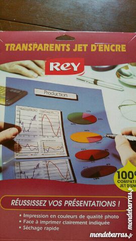 feuilles transparentes pour presentations  Avignon (84)