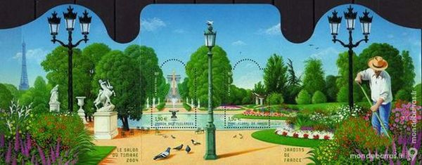 Feuillet N� 70 NEUF -- Jardins de France. 5 La Seyne-sur-Mer (83)