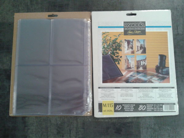 Feuillets De Classement Transparents Pour Photos 35 Arques (62)