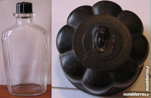 FLACON BRILLANTINE CADORICIN BOUCHON bak�lite 20 Paris 14 (75)