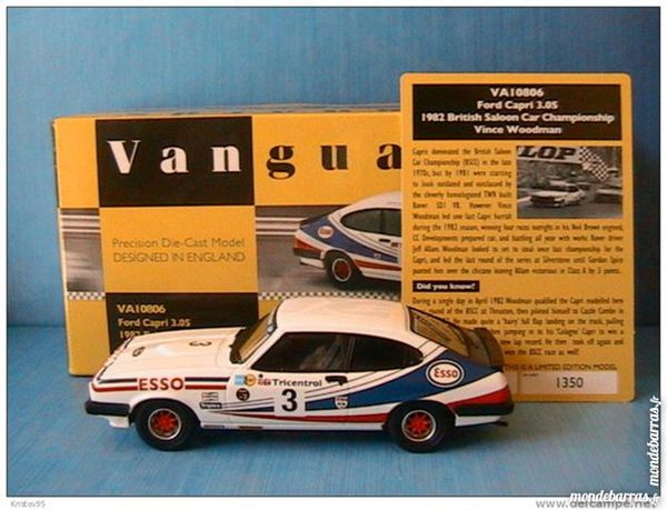 Ford Capri 3.0s BSCC 1982 Woodman 1/43 Neuf Boite 28 Gu�nes (62)