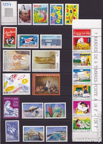 France 1997  timbres poste neufs  avec 04 carnets 60 Jou�-l�s-Tours (37)