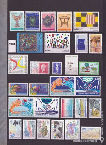 France timbres poste neufs 1994 , 04 carnets 45 Jou�-l�s-Tours (37)