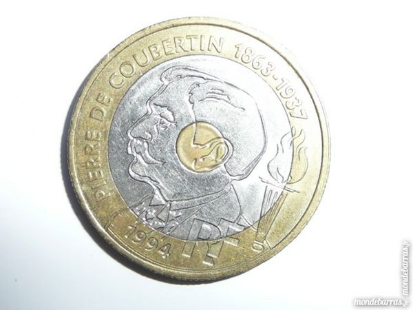 20 francs Pierre de Coubertin 1994 7 Bordeaux (33)