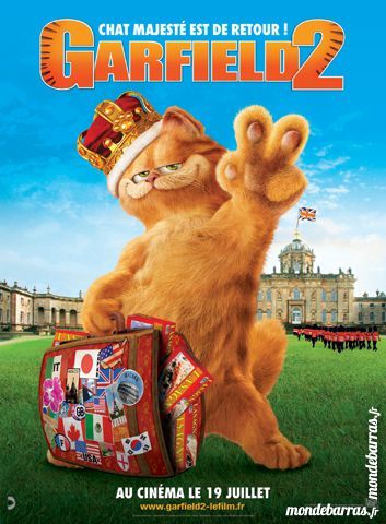 K7 vhs: Garfield 2 (479) 6 Saint-Quentin (02)