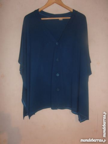 Gilet carr� bleu 20 Tours (37)