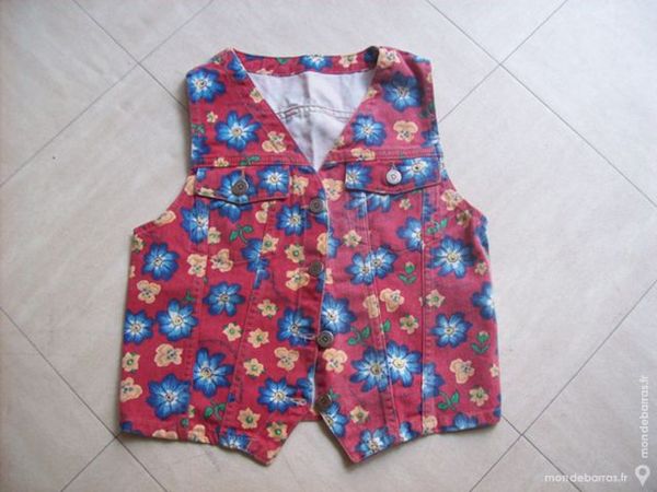 gilet fleuri country - 12 ans - zoe 4 Martigues (13)