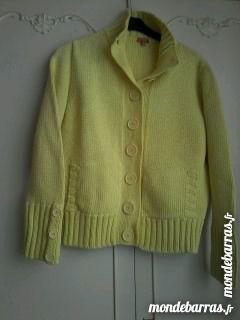 GILET JAUNE TAILLE M 38/40 PHILDAR D'OCCAS. 15 Saint-Martin-au-La�rt (62)
