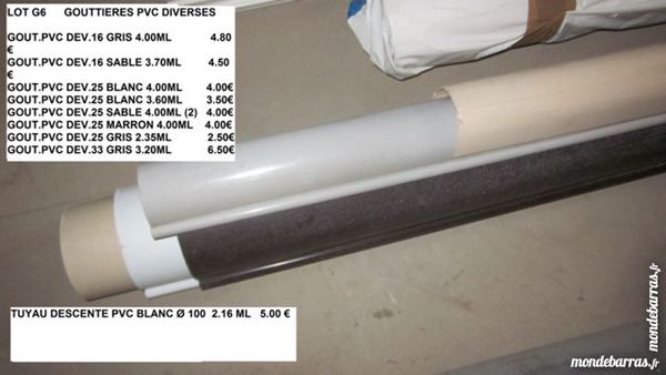 Goutti�res PVC diverses 4 Calais (62)