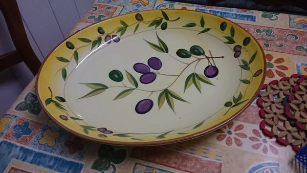 grand plat creux d�cor olives 10 Abbeville (80)