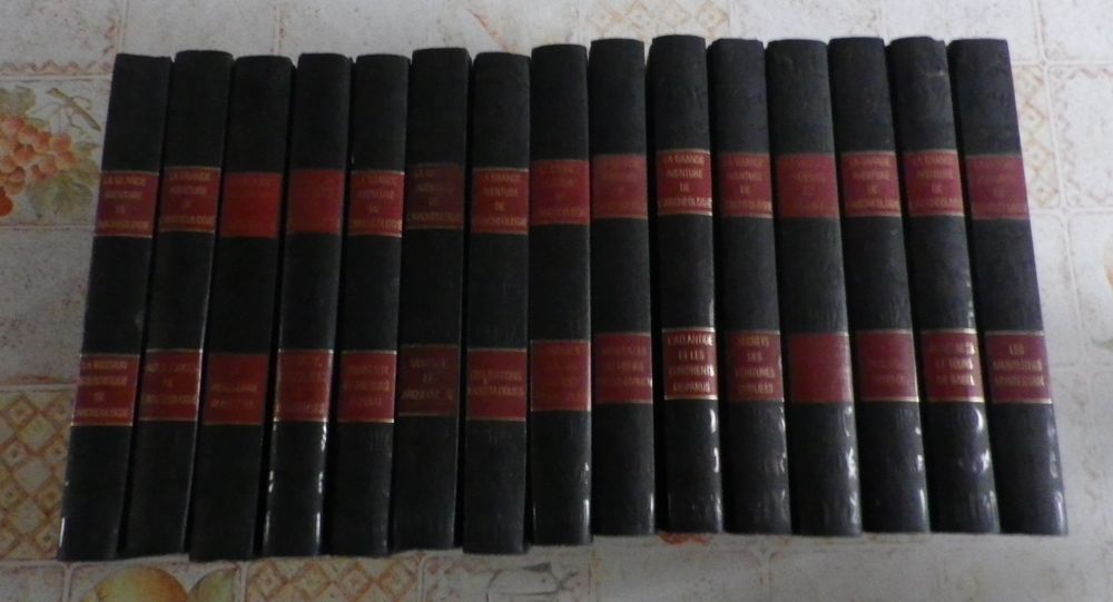 LA GRANDE AVENTURE DE L'ARCHEOLOGIE 15 VOLUMES 80 Attainville (95)