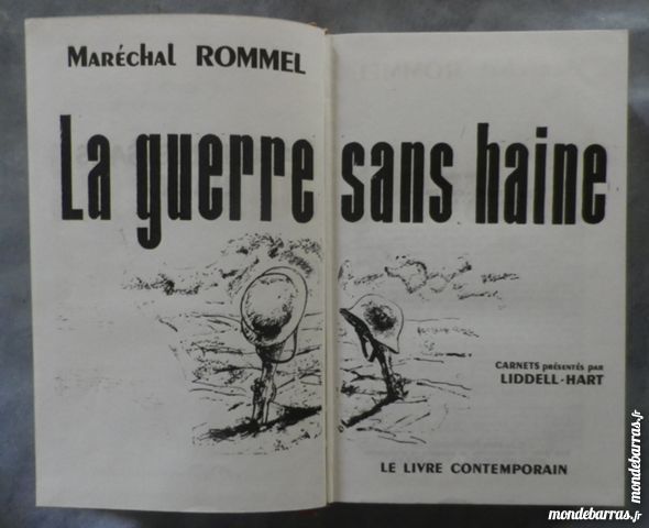 LA GUERRE SANS HAINE MARECHAL ROMMEL CARNETS 8 Attainville (95)